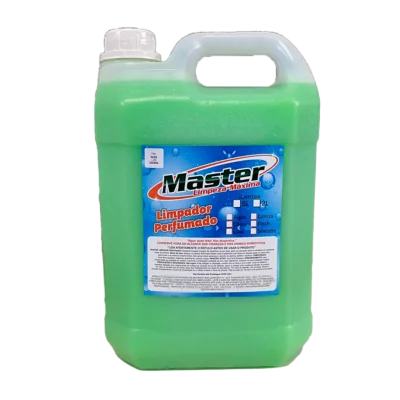 Desinfetante Limpador Perfumado Master Limpeza Máxima 5 Litros – Cherry, Algas Marinhas e Carícia