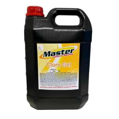 Cloro Gel Master Limpeza Máxima 5 Litros – Limpeza Pesada para Banheiros, Pisos e Ralos