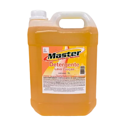 Detergente Lava Louças Master Limpeza Máxima 5 Litros – Alto Poder Desengordurante
